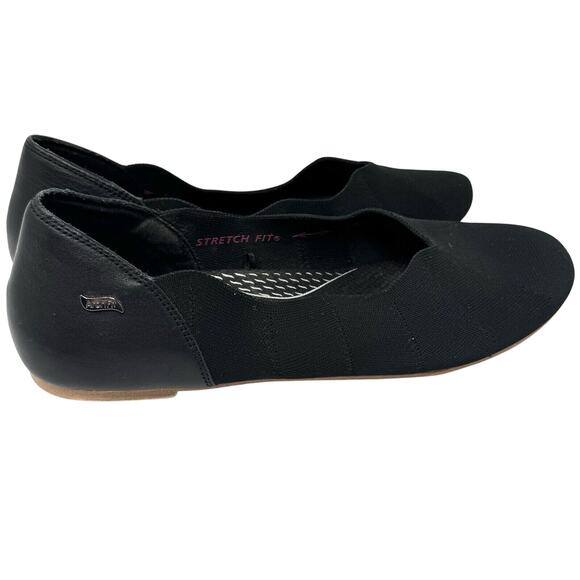 Skechers Arch Fit Must Be Magic Black Ballet Flats Stretch Fit Air Cooled - Picture 1 of 7